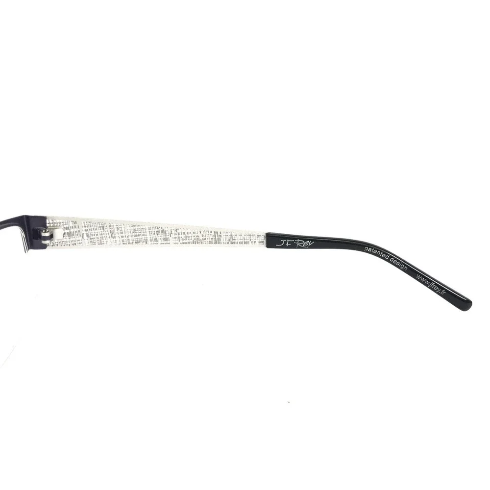 J.F. Rey Eyeglasses Frames JF2585 2013 Blue Silver Matte Woven Webbed 54-20-145